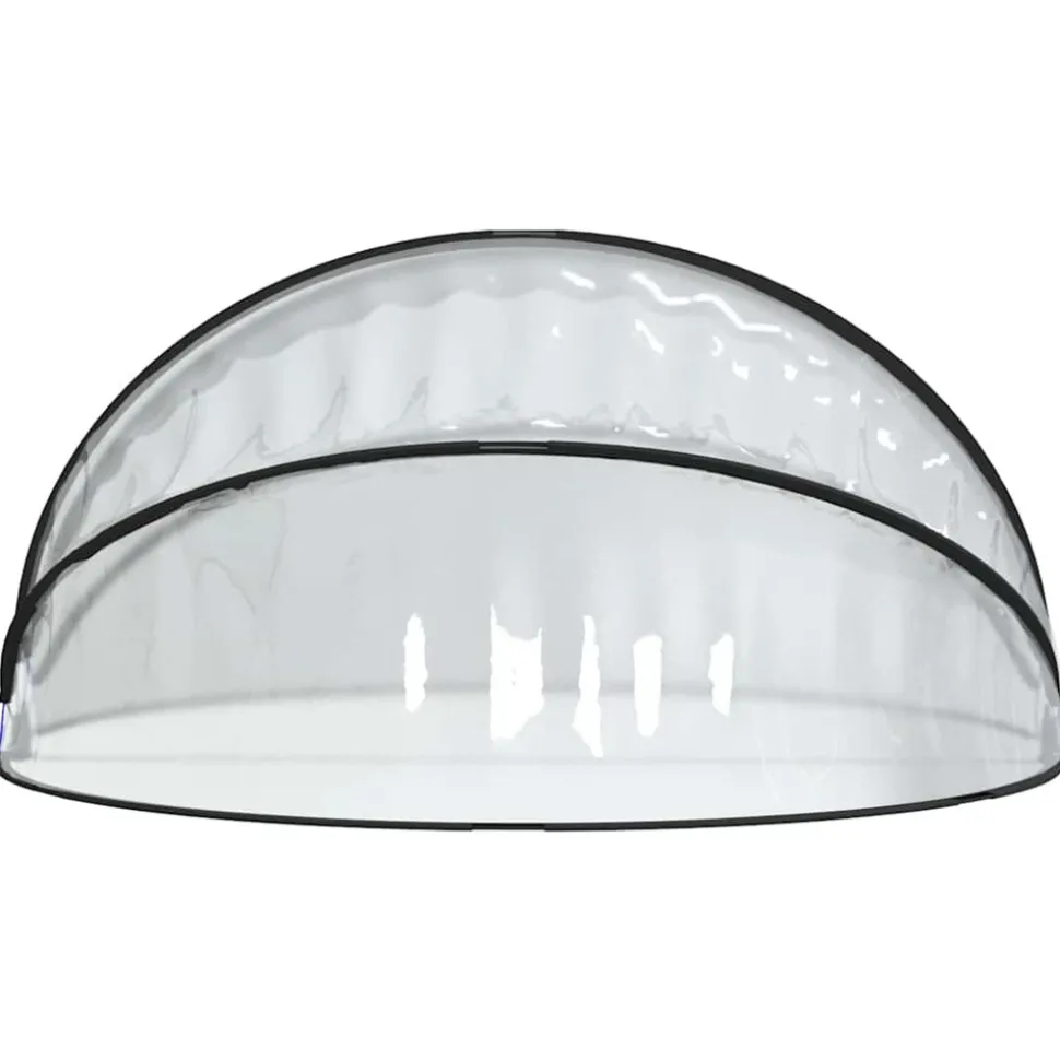 VIDAXL - Dôme de piscine rond 315x158 cm pvc