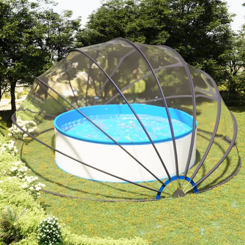 VIDAXL - Dôme de piscine 559x275 cm