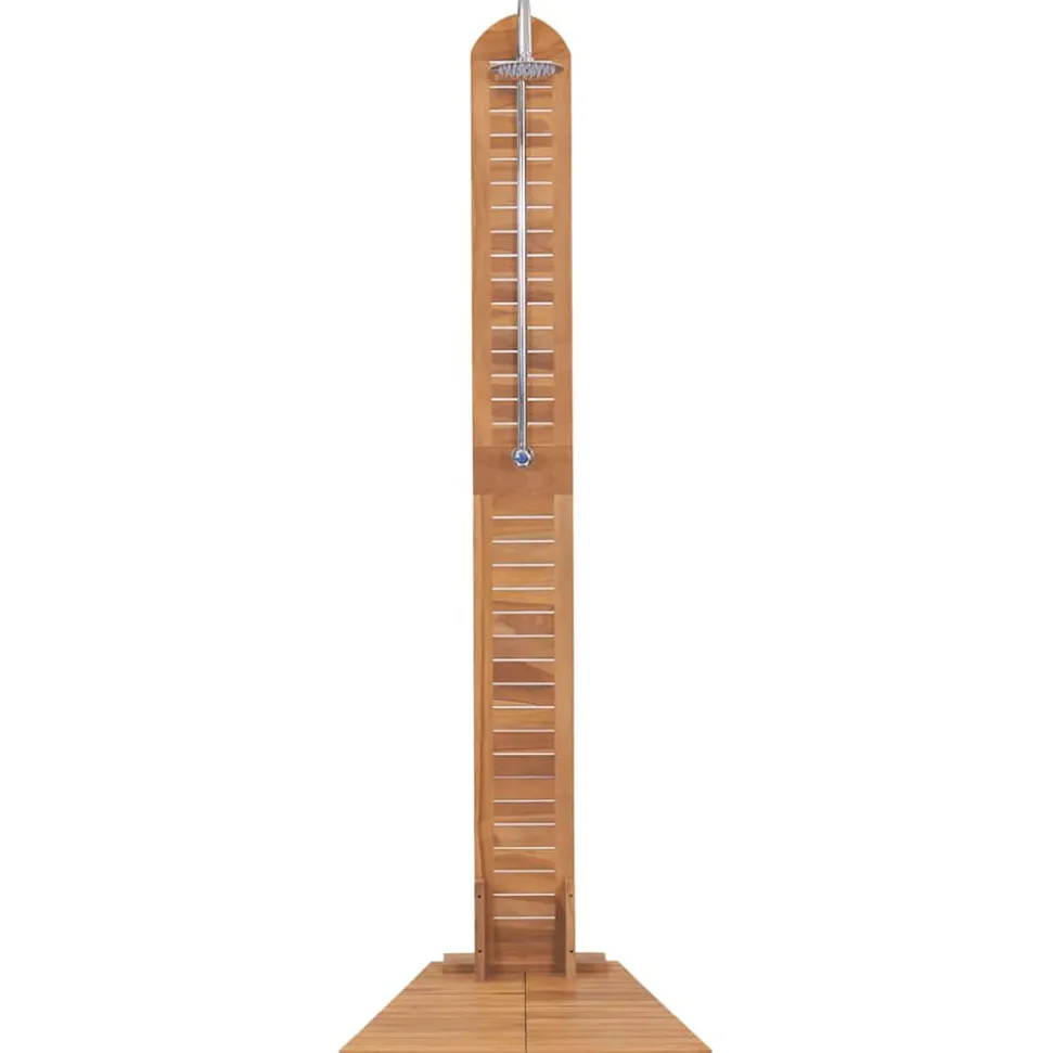 VIDAXL - Douche de jardin teck massif 70x75x204 cm