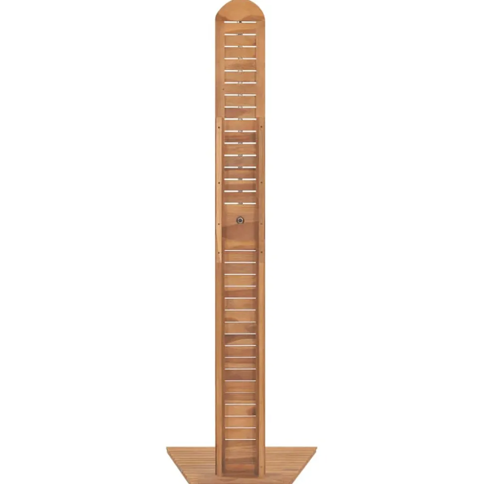VIDAXL - Douche de jardin teck massif 70x75x204 cm