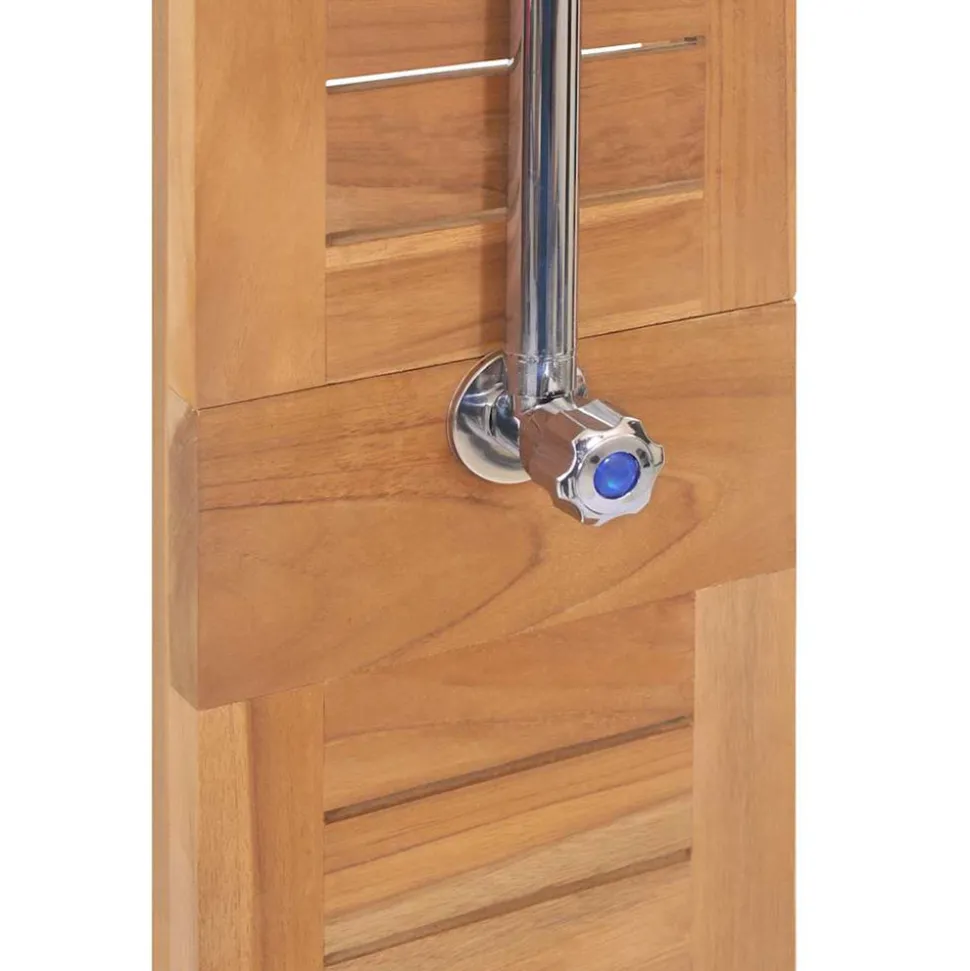 VIDAXL - Douche de jardin teck massif 70x75x204 cm