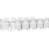 VIDAXL - Ensemble de salle à manger pour jardin 13 pcs blanc