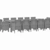 VIDAXL - Ensemble de salle à manger pour jardin 13 pcs gris clair