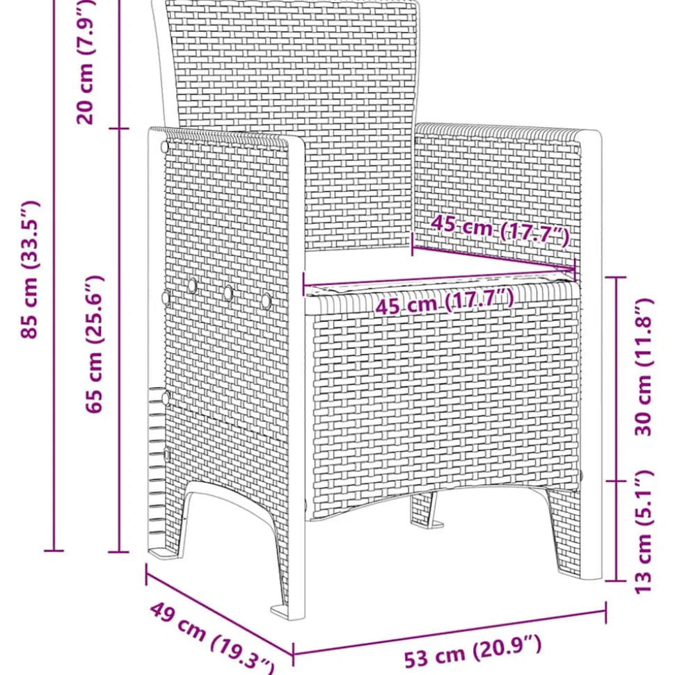 VIDAXL - Ensemble de salle à manger pour jardin 11 pcs gris clair