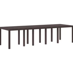VIDAXL - Ensemble de salle à manger pour jardin avec coussin 13 pcs