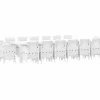 VIDAXL - Ensemble de salle à manger pour jardin 15 pcs blanc rattan polt
