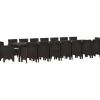 VIDAXL - Ensemble de salle à manger pour jardin 17 pcs marron