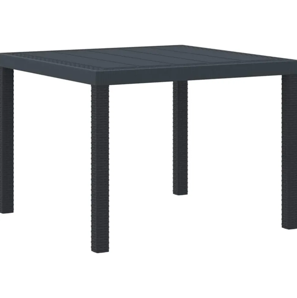 VIDAXL - Ensemble de salle à manger pour jardin 5 pcs anthracite
