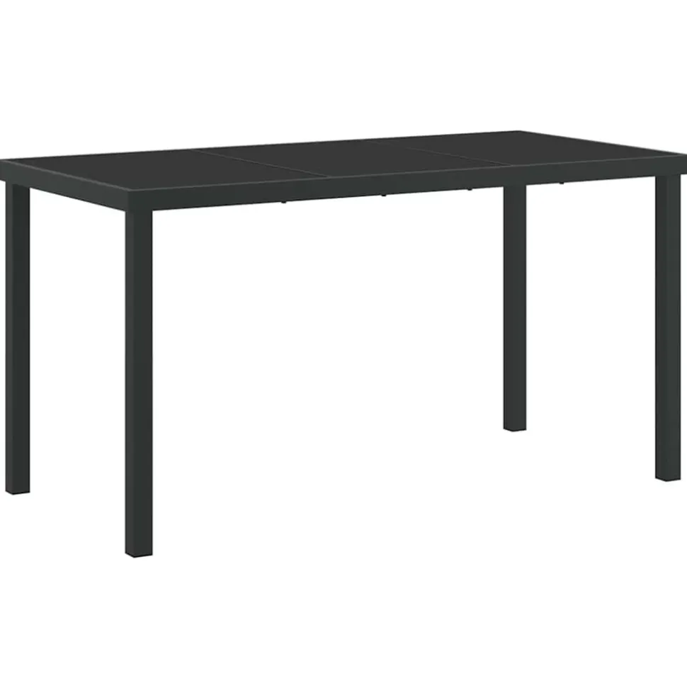 VIDAXL - Ensemble de salle à manger pour jardin 5 pcs gris poly rotin