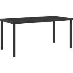 VIDAXL - Ensemble de salle à manger pour jardin 5 pcs gris poly rotin
