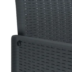 VIDAXL - Ensemble de salle à manger pour jardin 13 pcs anthracite