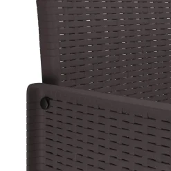 VIDAXL - Ensemble de salle à manger pour jardin 11 pcs marron et taupe