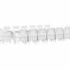 VIDAXL - Ensemble de salle à manger pour jardin 15 pcs blanc rattan polt