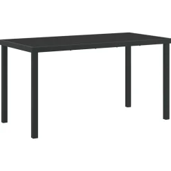 VIDAXL - Ensemble de salle à manger pour jardin 5 pcs gris polyrotin