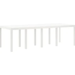 VIDAXL - Ensemble de salle à manger pour jardin 9 pcs gris clair