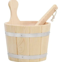 VIDAXL - Ensemble de seau et louche pour sauna bois massif de pin