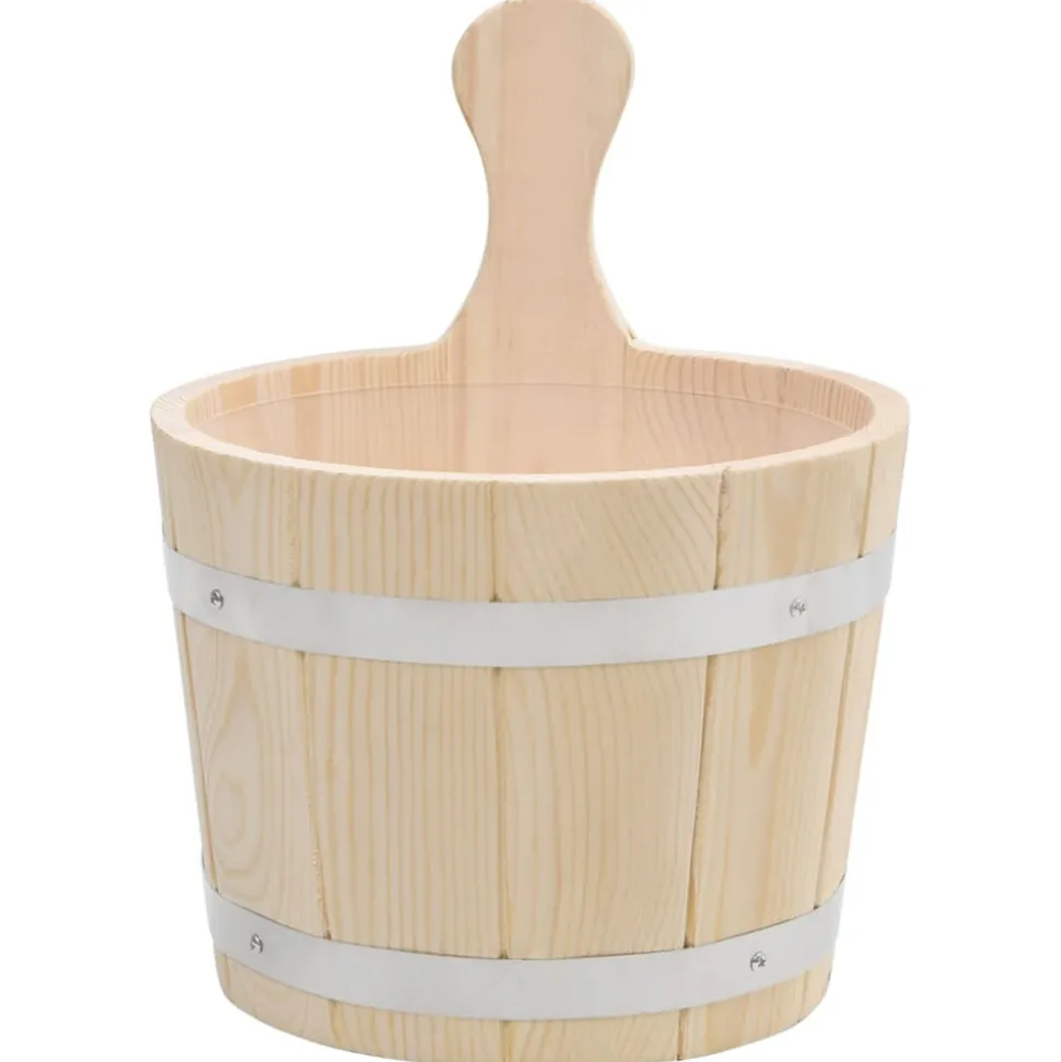 VIDAXL - Ensemble de seau et louche pour sauna bois massif de pin