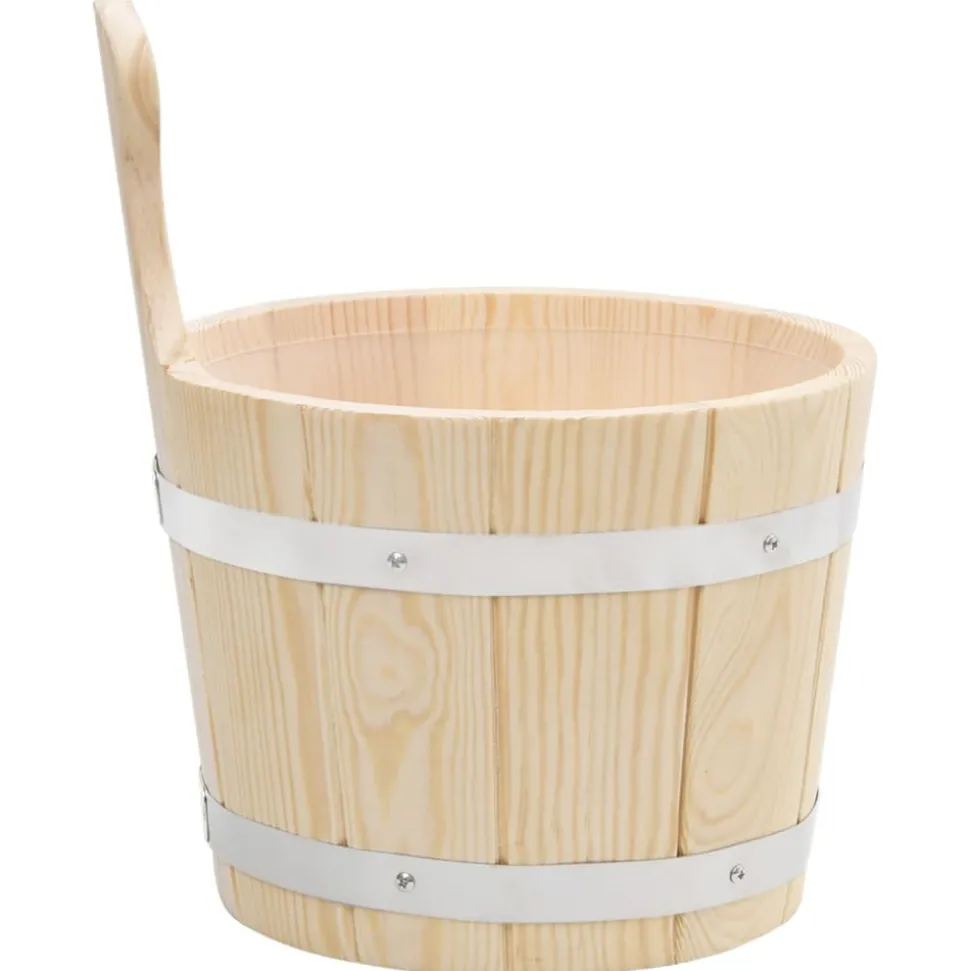 VIDAXL - Ensemble de seau et louche pour sauna bois massif de pin