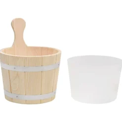 VIDAXL - Ensemble de seau et louche pour sauna bois massif de pin