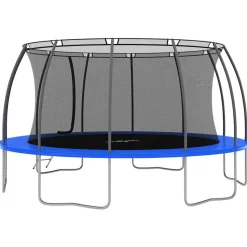 VIDAXL - Ensemble de trampoline rond 488x90 cm 150 kg
