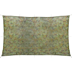 VIDAXL - Filet de camouflage avec sac de rangement 2x5 m vert