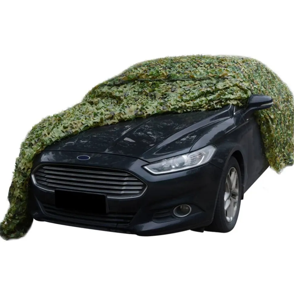 VIDAXL - Filet de camouflage avec sac de rangement 2x5 m vert