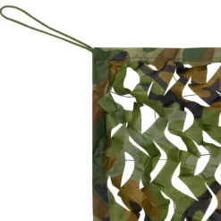 VIDAXL - Filet de camouflage avec sac de rangement 2x5 m vert