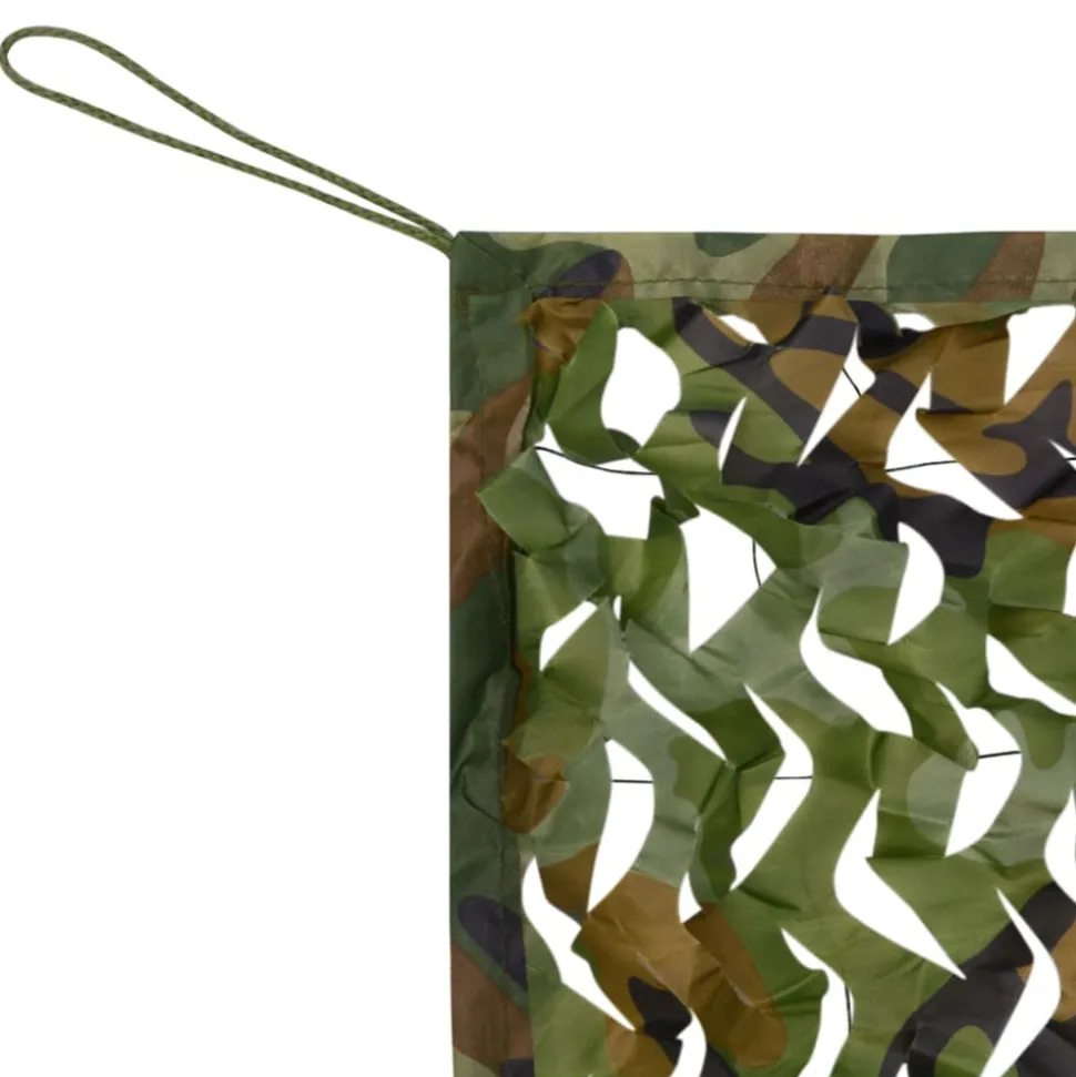 VIDAXL - Filet de camouflage avec sac de rangement 2x5 m vert