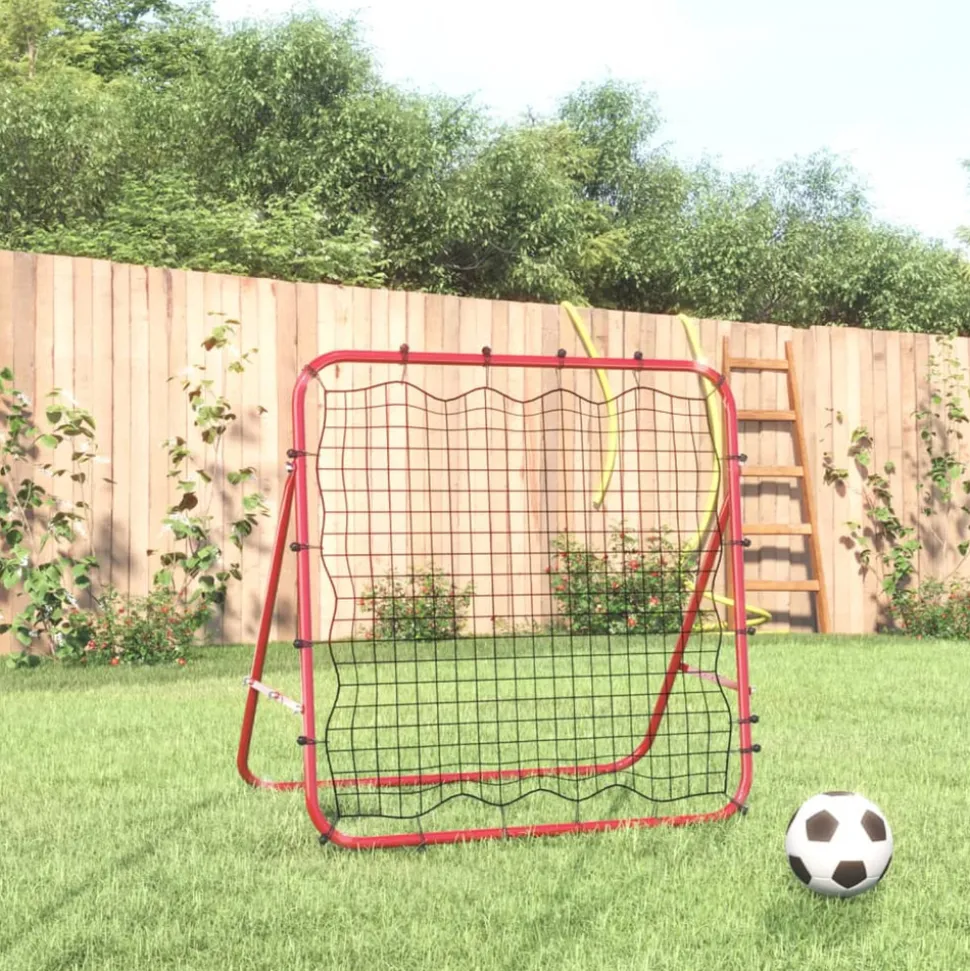 VIDAXL - Filet de rebond de football réglable 96x80x96 cm acier et pe
