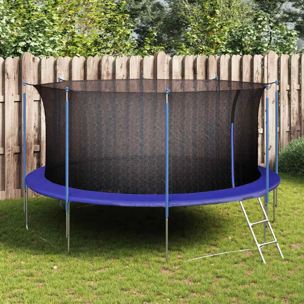 VIDAXL - Filet de sécurité pour trampoline rond de 4,26 m