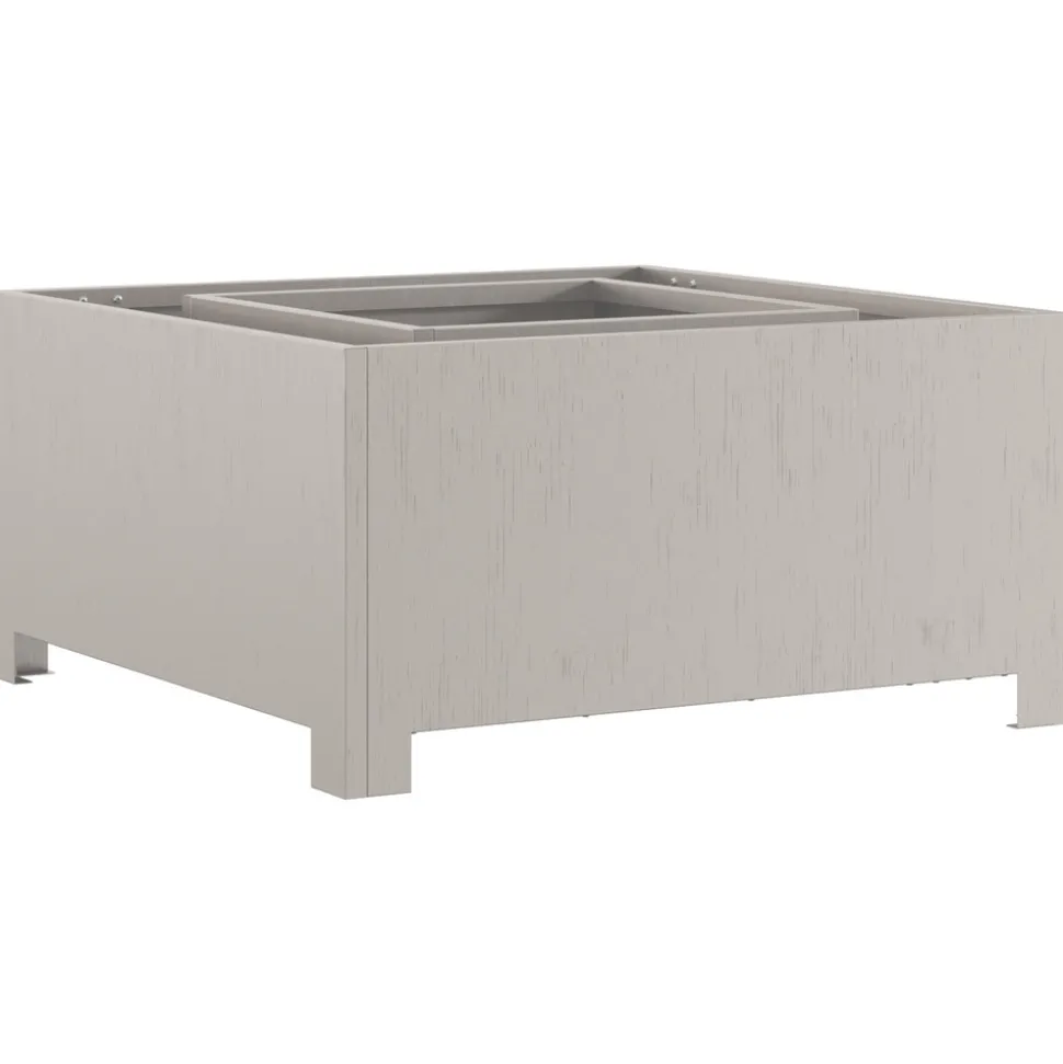 VIDAXL - Foyer carré 60x60x30 cm en acier résistant aux intempéries