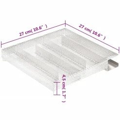 VIDAXL - Générateur de fumée froide 5 chambres 27 cm acier inoxydable