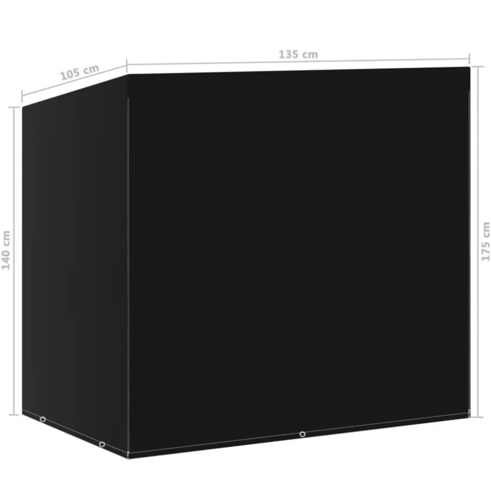 VIDAXL - Housse de balancelle 6 œillets 135x105x175 cm
