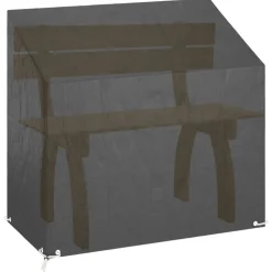 VIDAXL - Housse de banc de jardin 8 œillets 130x70x70/88 cm polyéthylène