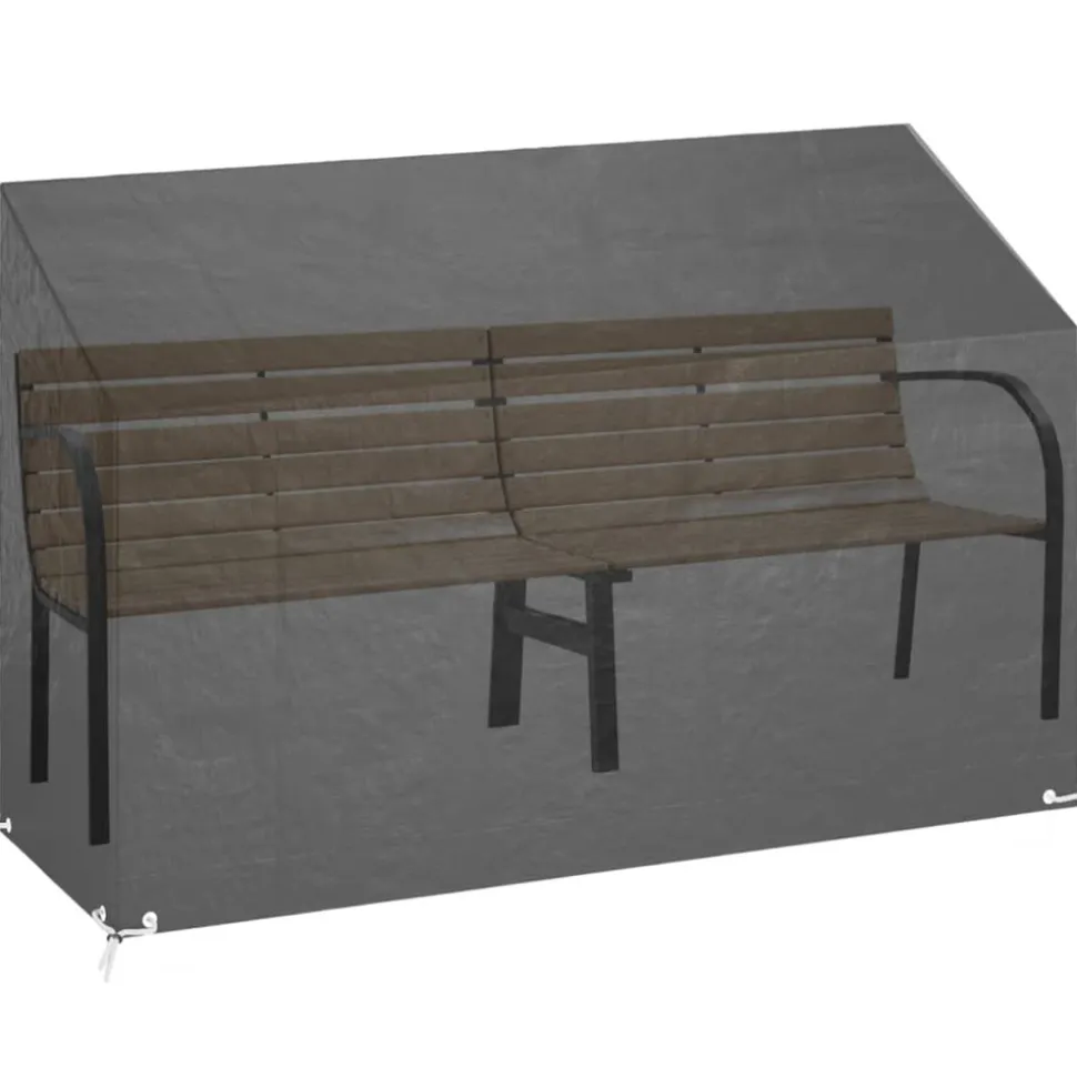 VIDAXL - Housse de banc de jardin 8 œillets 190x70x70/88 cm polyéthylène