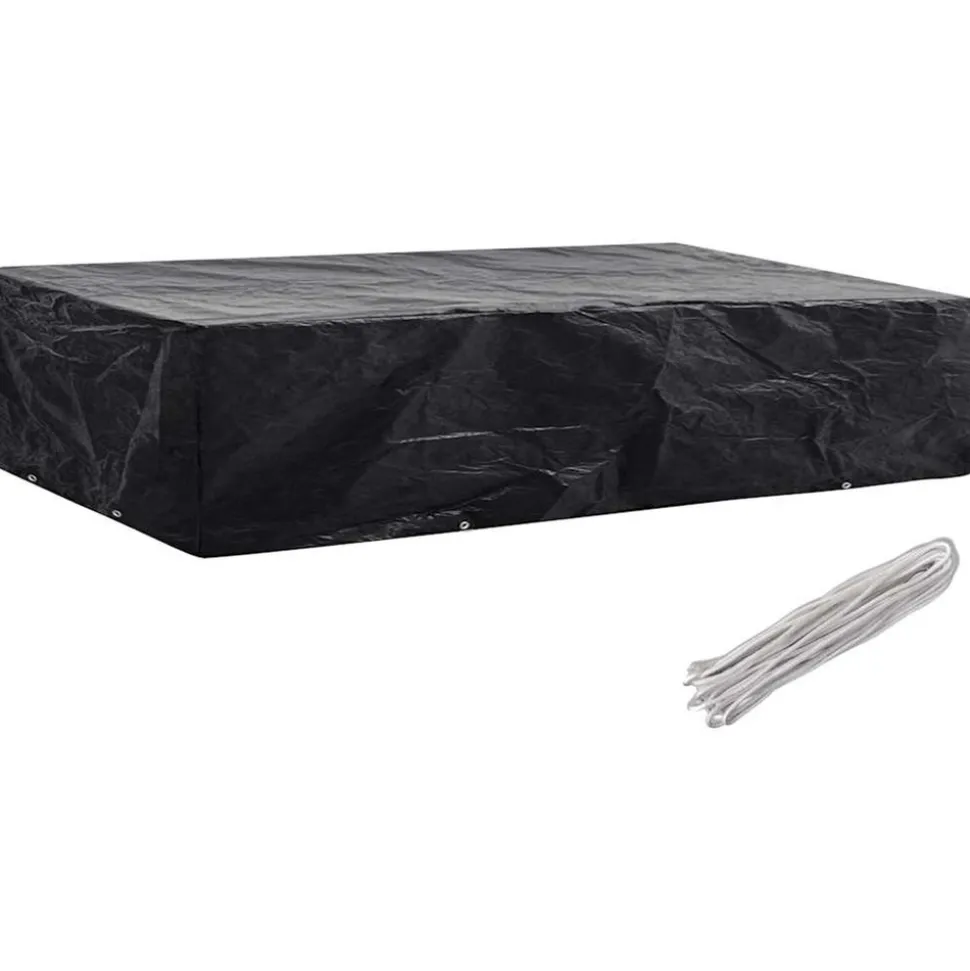 VIDAXL - Housse de chaise de jardin 8 œillets 218 x 77 x 55 cm