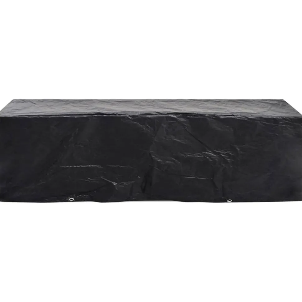 VIDAXL - Housse de chaise de jardin 8 œillets 218 x 77 x 55 cm