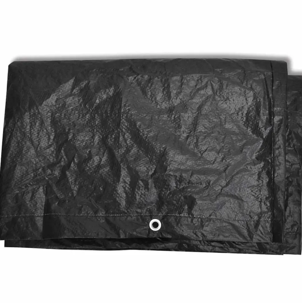 VIDAXL - Housse de chaise de jardin 8 œillets 218 x 77 x 55 cm