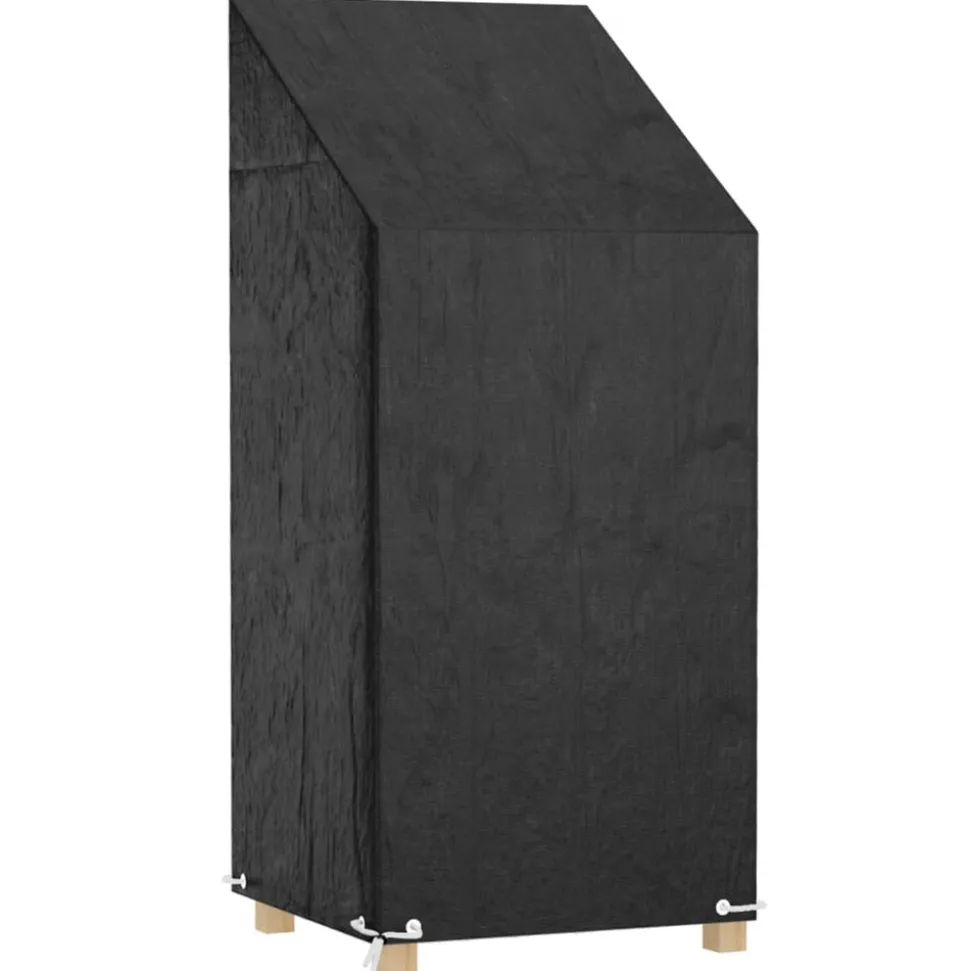 VIDAXL - Housse de chaise de jardin 8 œillets 65x65x110/150 cm pe