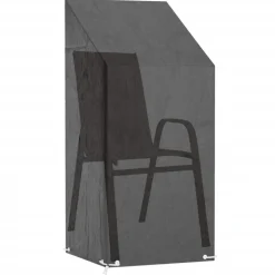 VIDAXL - Housse de chaise de jardin 8 œillets 65x65x110/150 cm pe