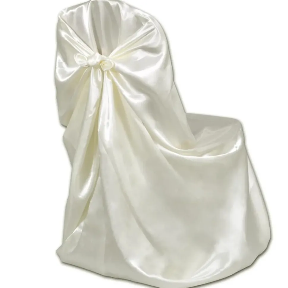 VIDAXL - Housse de chaise crème pour le banquet de mariage 6 pièces