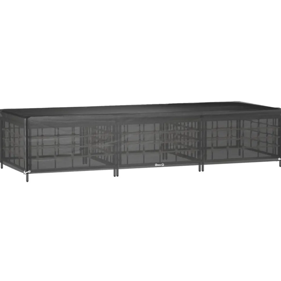 VIDAXL - Housse de chaise longue 12 œillets 205x75x40 cm polyéthylène