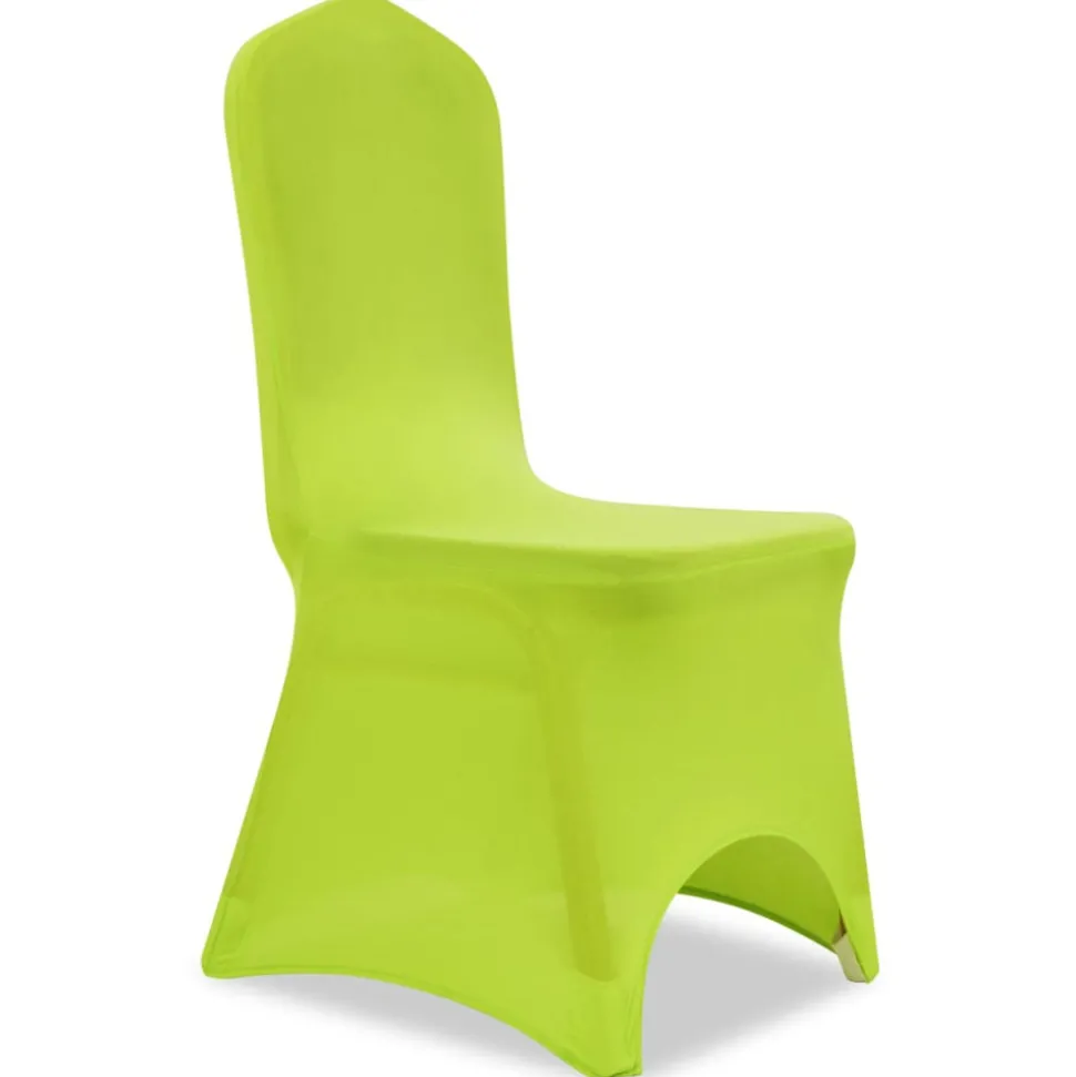 VIDAXL - Housse de chaise extensible 4 pcs vert