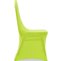 VIDAXL - Housse de chaise extensible 4 pcs vert