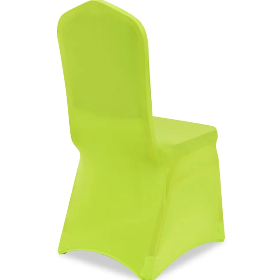 VIDAXL - Housse de chaise extensible 4 pcs vert