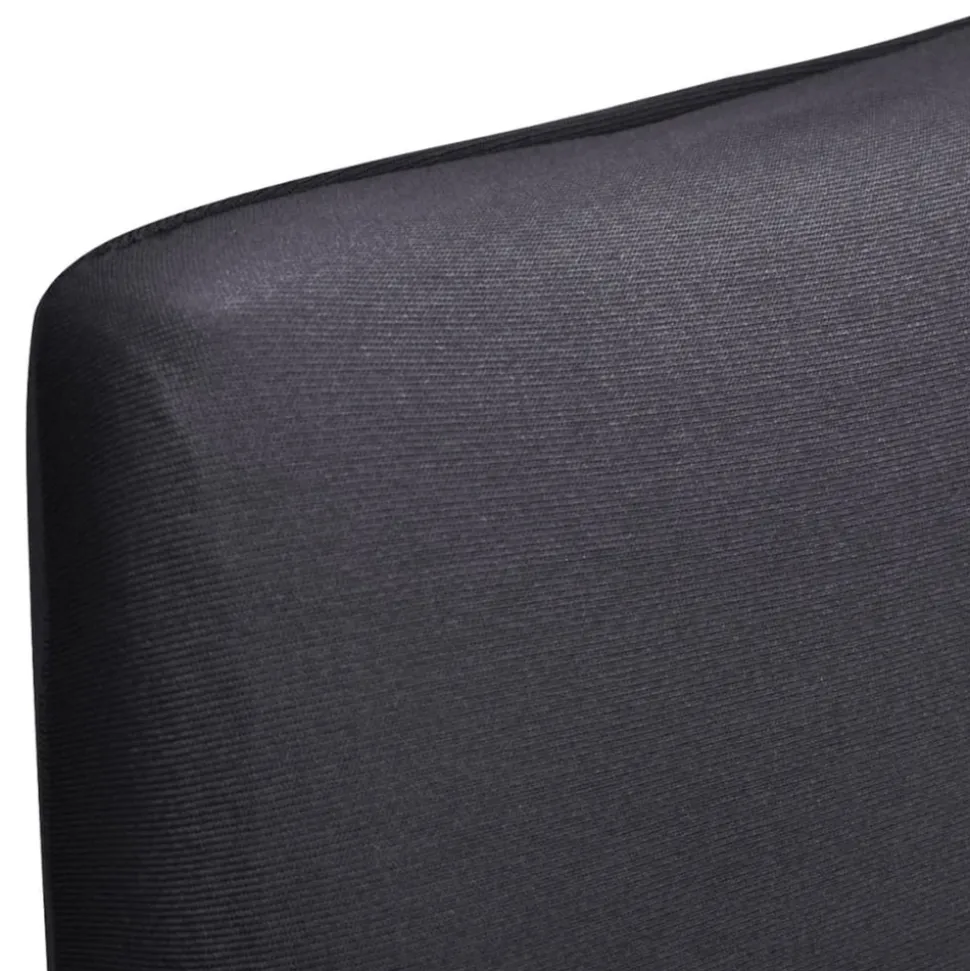 VIDAXL - Housse de chaise droite extensible 6 pcs anthracite
