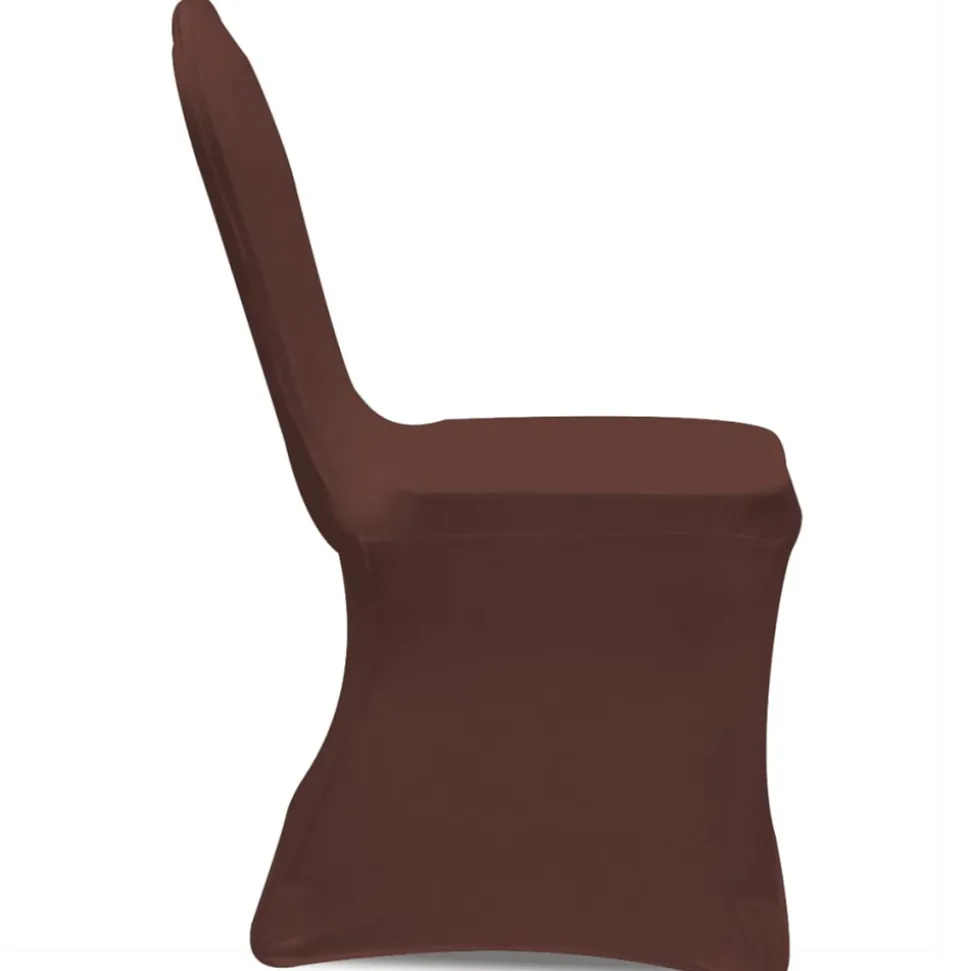 VIDAXL - Housse de chaise extensible 6 pcs marron