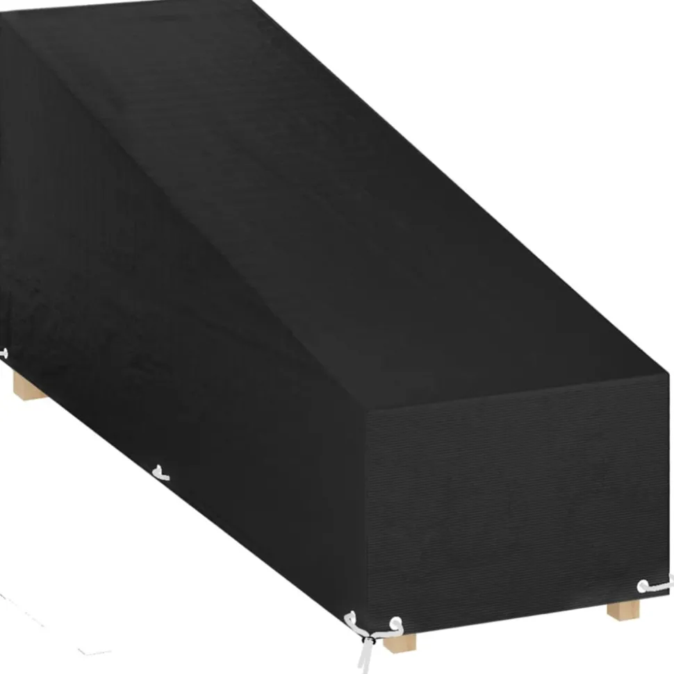 VIDAXL - Housse de chaise longue 12 œillets 205x75x40/70 cm polyéthylène