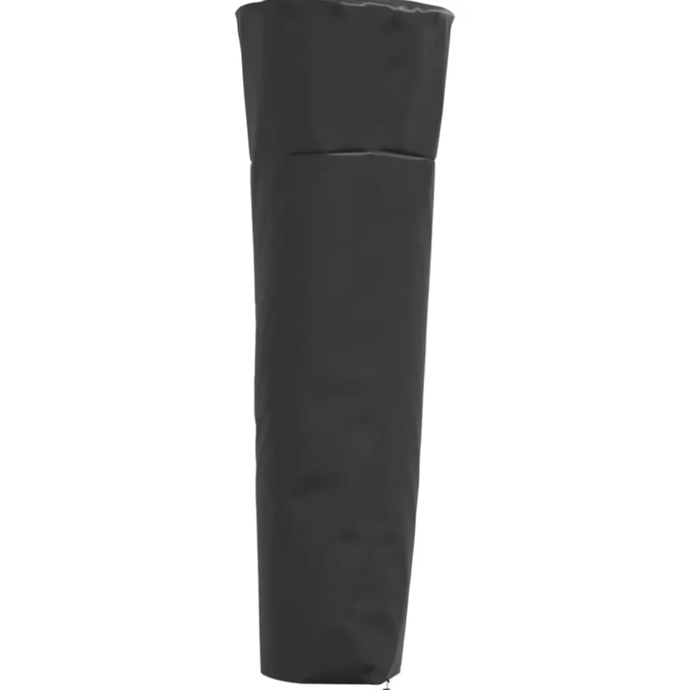VIDAXL - Housse de chauffage en forme de pyramide noir 86x47x241 cm