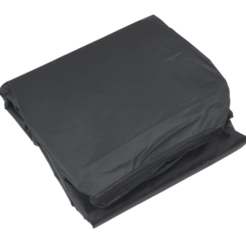 VIDAXL - Housse de chauffage en forme de pyramide noir 86x47x241 cm